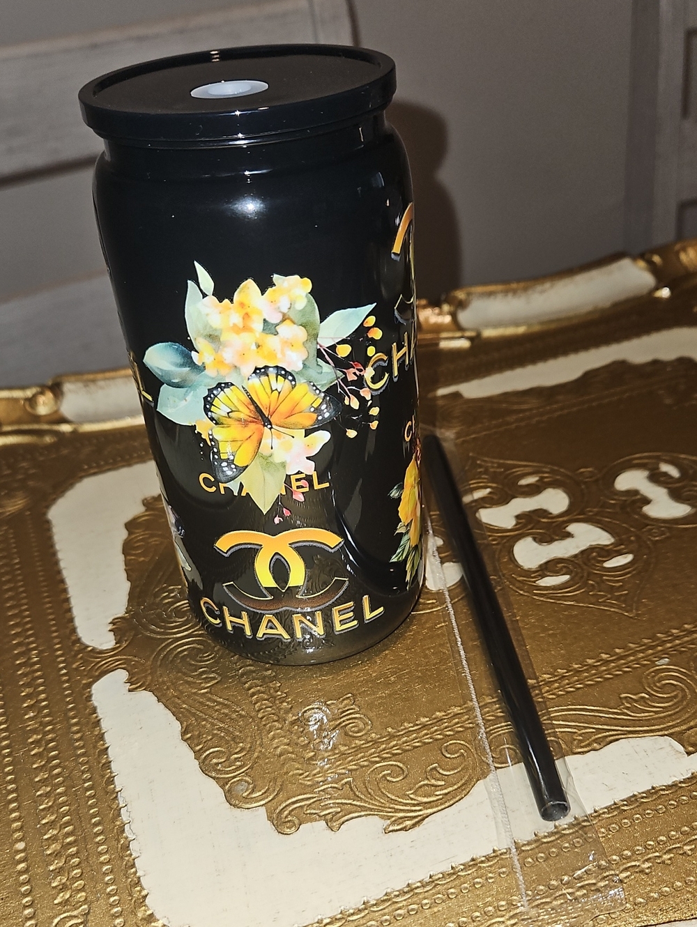 Tumbler Plastic With Custom Made Print New